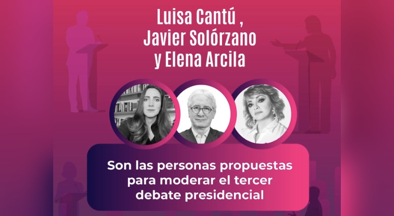 Presenta Ine Propuesta De Moderadores Para Tercer Debate Presidencial