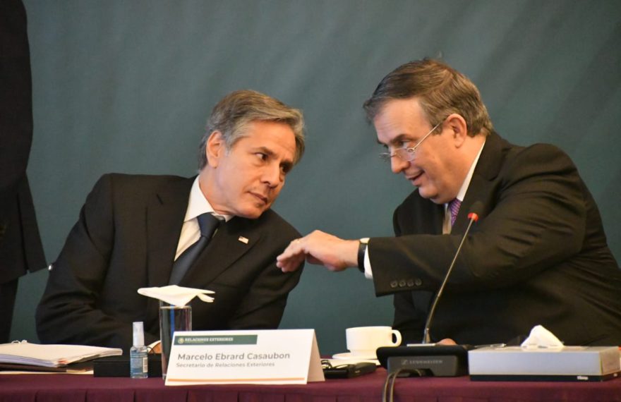 Anthony Blinken srio de Estado EU-Marcelo Ebrard-foto @m_ebrard