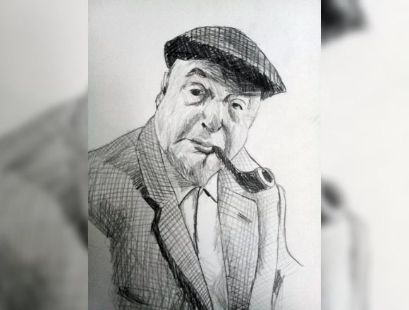 Neruda. Imagen Víctor Miranda