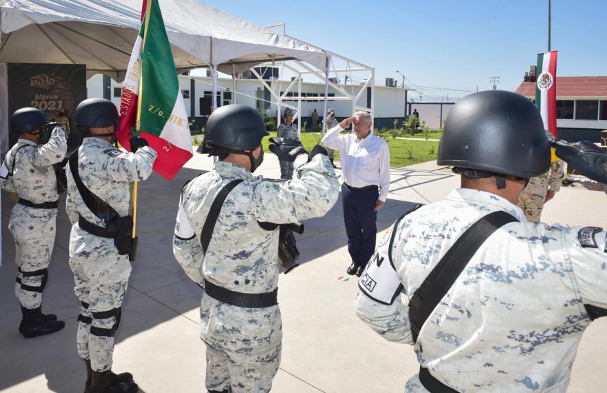 AMLO inaugura cuartel de la GN en Mexicali. Foto Presidencia