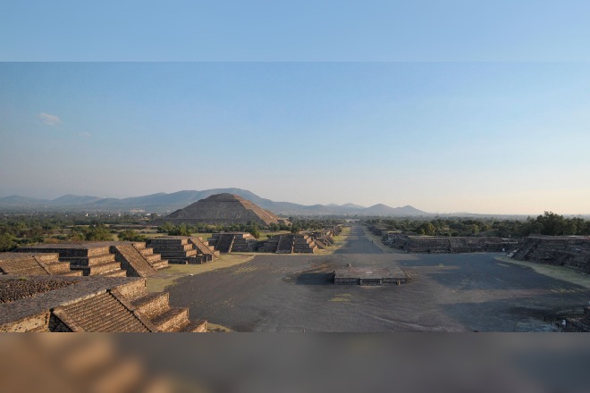 Teotihuacán. Foto tomada de https://www.inah.gob.mx/zonas/23-zona-arqueologica-de-teotihuacan