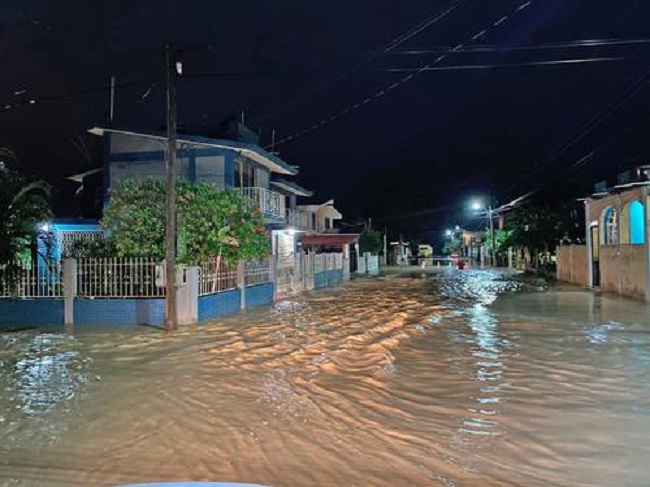 Inundación. Foto Sergio Hernández Vega / La Jornada archivo