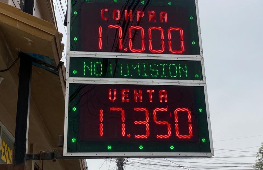 En Tijuana, son los precios del dólar.