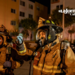 La División de Materiales Peligrosos de Bomberos Tijuana realizó trabajos correspondientes para determinar las causas de la tragedia.