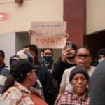 Un grupo de manifestantes se congregó en las instalaciones del Ayuntamiento de Playas de Rosarito para protestar en contra de los presuntos abusos cometidos por la Fuerza Estatal de Seguridad Ciudadana.