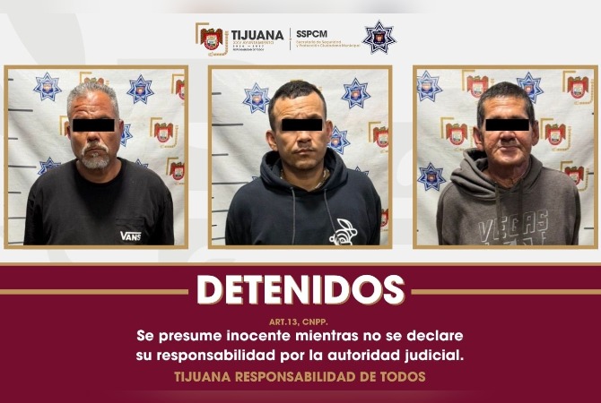 Detienen a 3 en Tijuana por privación ilegal de la libertad y agresión ...
