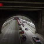 La tarde y noche de ayer viernes se registró un fuerte congestionamiento vial sobre el Viaducto Elevado en dirección a la delegación Playas de Tijuana.