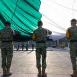 La ceremonia solemne concluyó con la entonación del Himno Nacional.